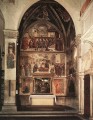 Vista de la Capilla Sassetti Florencia renacentista Domenico Ghirlandaio